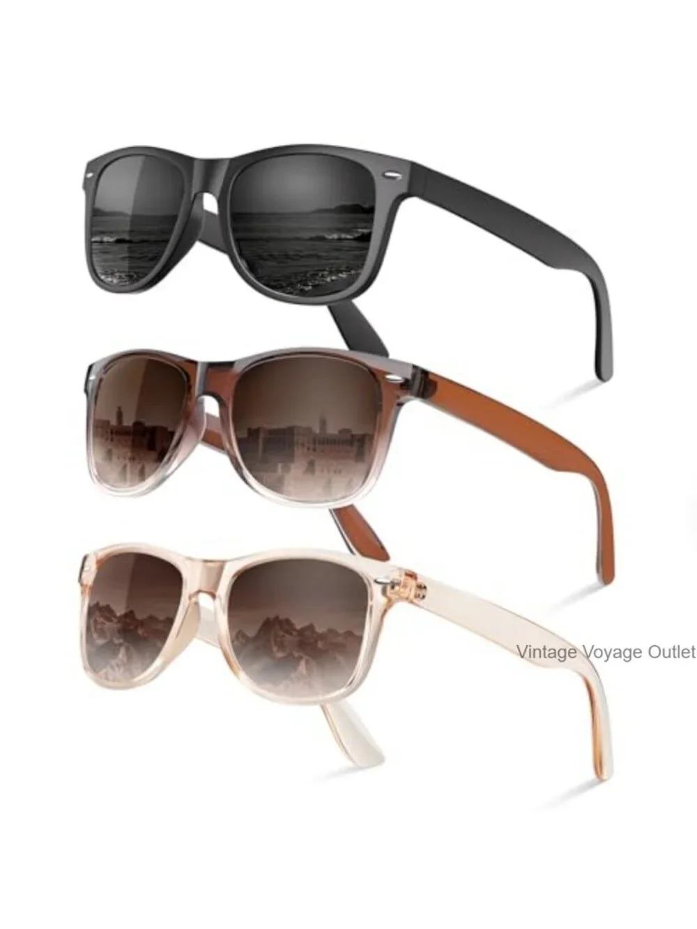 Polarized Sunglasses for Women UV Protection Retro Lightweight Driving Shades